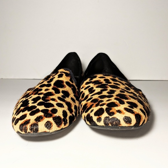 Nine West Leopard Print Cowhide Loafers - Picture 4 of 7